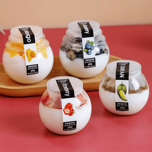 Mini Globe Dessert Cup with Lid, 220mL - TEM IMPORTS™