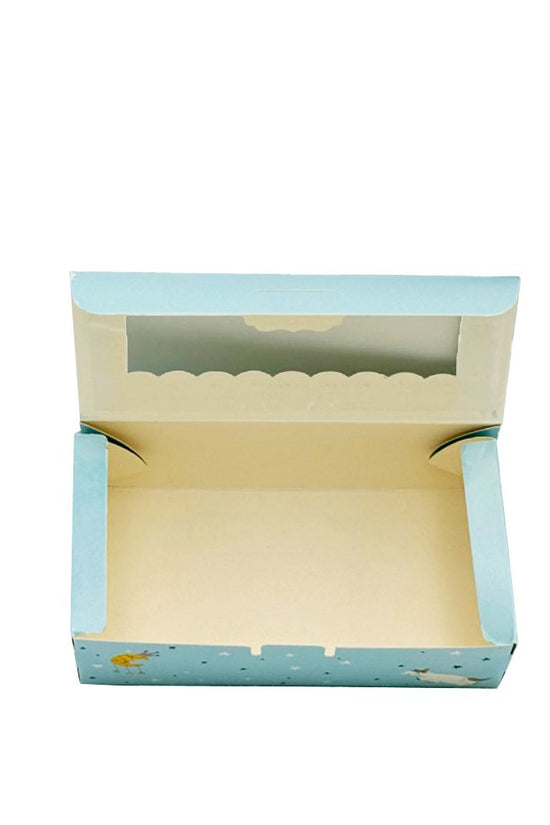 Mini Rectangular Printed Paper Box Window - Dream Big Theme - TEM IMPORTS™