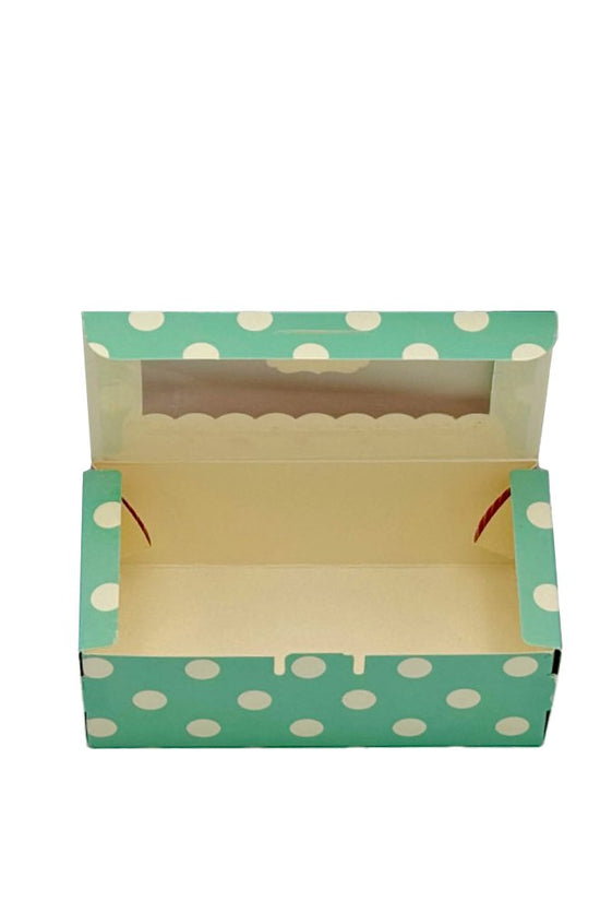 Mini Rectangular Printed Paper Box Window - Happy Day Theme - TEM IMPORTS™