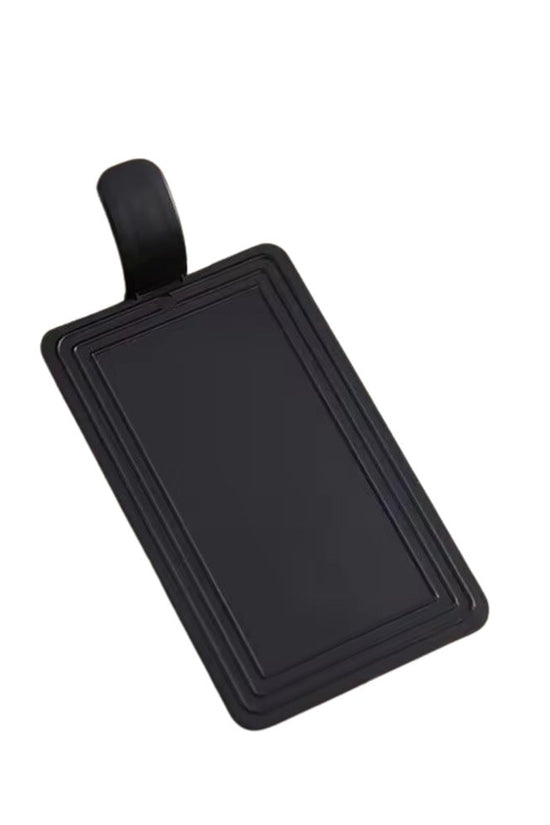 Mini Reusable Black Acrylic Rectangular Cake Board - TEM IMPORTS™