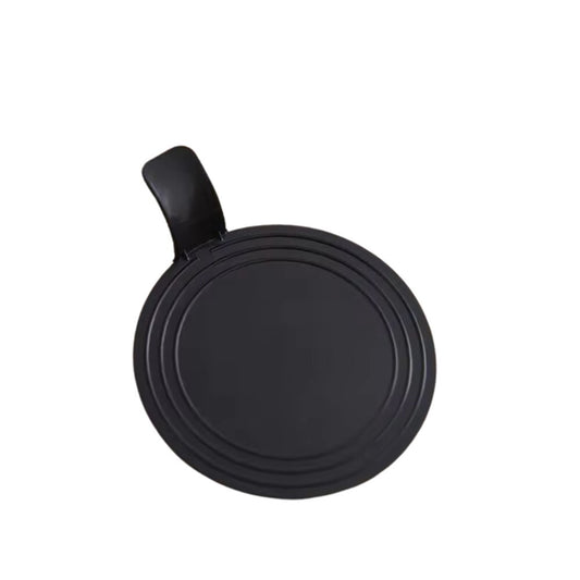 Mini Reusable Black Acrylic Round Cake Board - TEM IMPORTS™