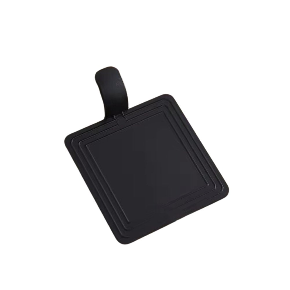 Mini Reusable Black Acrylic Square Cake Board - TEM IMPORTS™
