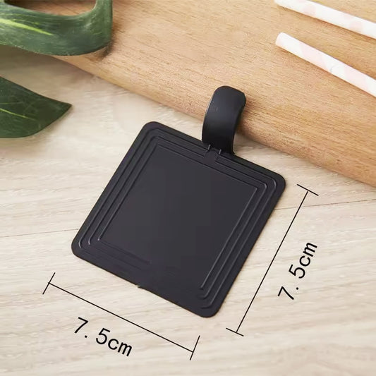 Mini Reusable Black Acrylic Square Cake Board - TEM IMPORTS™