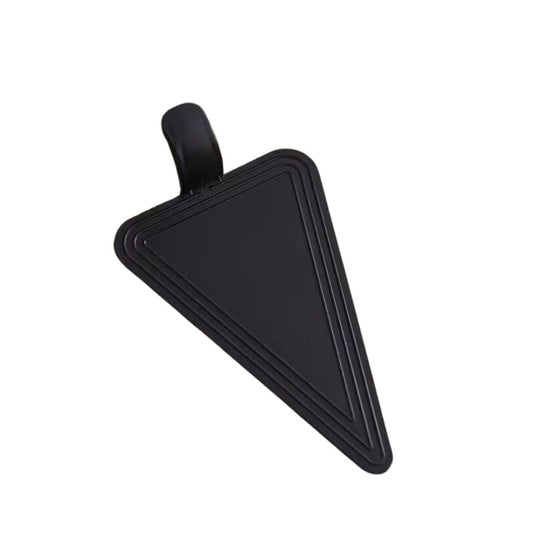 Mini Reusable Black Acrylic Triangle Cake Board - TEM IMPORTS™