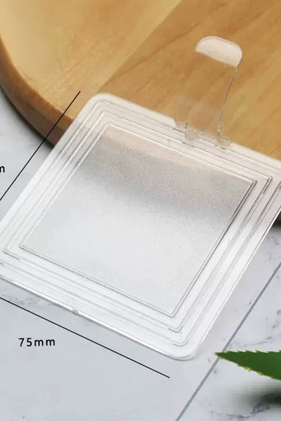 Mini Reusable Matt Clear Acrylic Square Cake Board - TEM IMPORTS™