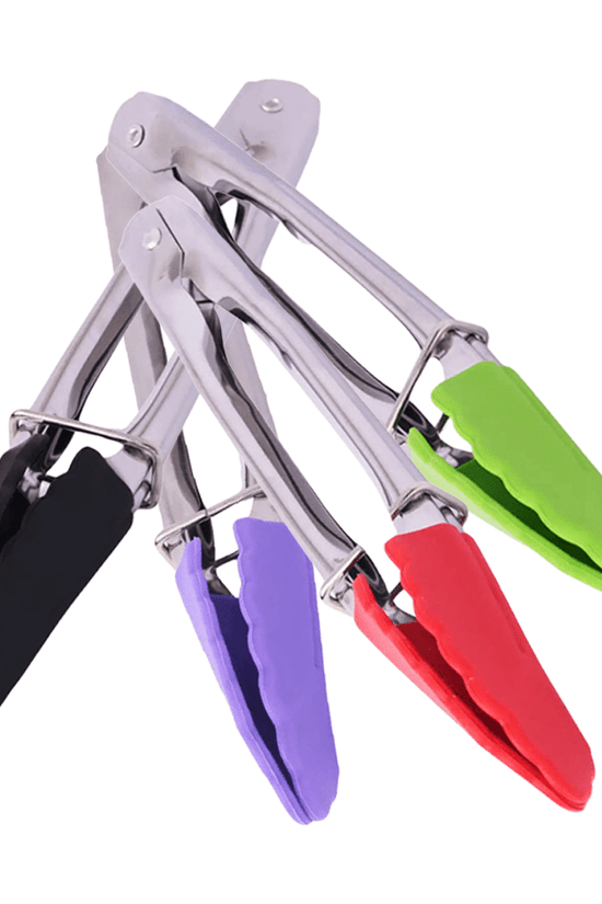 Mini Tong With Silicone Tip - 180mm - TEM IMPORTS™