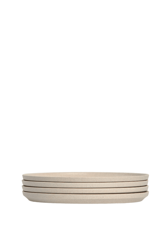 Natural HuskeeCup Classic Saucer 4 - Pack - 48/CTN - TEM IMPORTS™