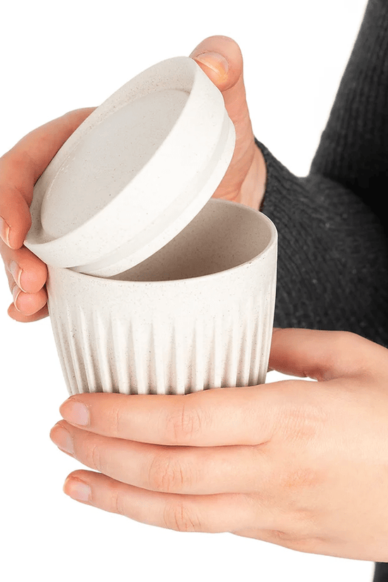Natural HuskeeCup Universal Lid 4 - Pack - 48/CTN - TEM IMPORTS™