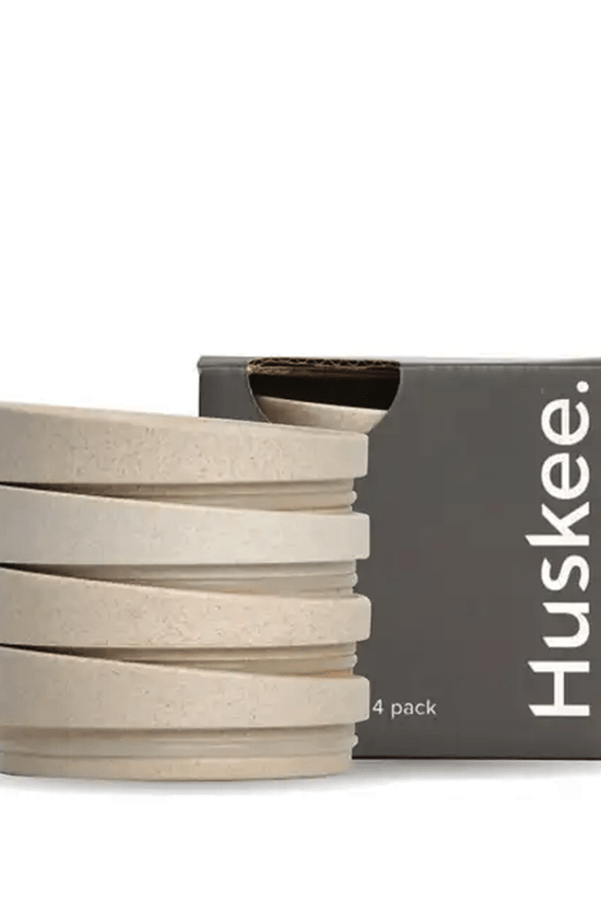 Natural HuskeeCup Universal Lid 4 - Pack - 48/CTN - TEM IMPORTS™
