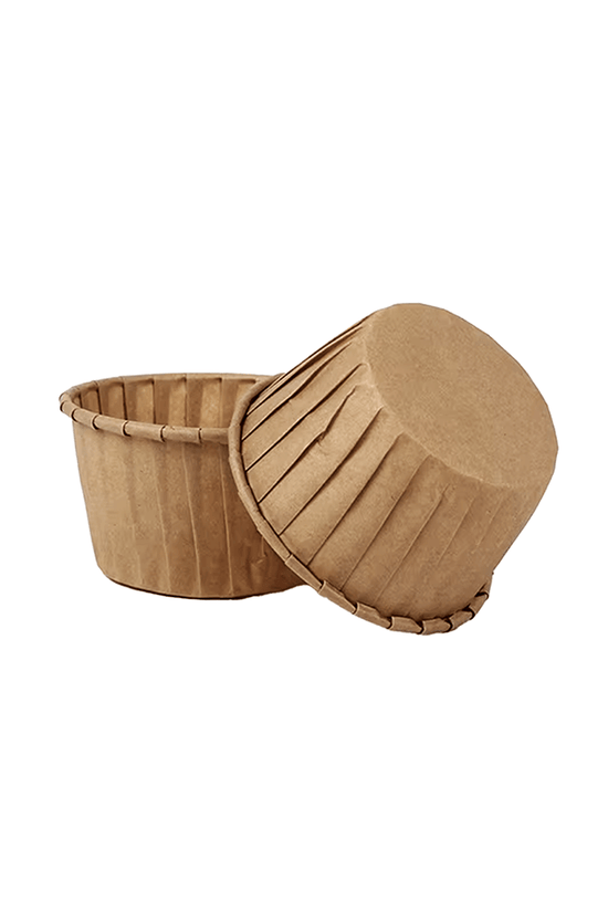 Natural Kraft Baking Paper Cup - B38xH30 - TEM IMPORTS™