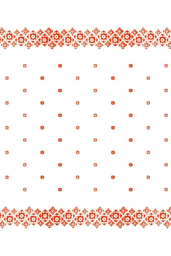 Parego® Table Cover / Tablecloths Roll 30 metres - Red Tile Pattern - TEM IMPORTS™