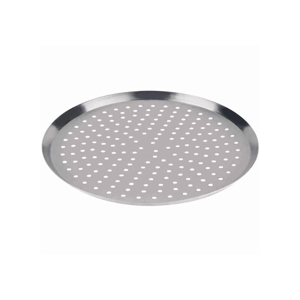 Perforated Pizza Tray Aluminium - 28cm/11" - TEM IMPORTS™