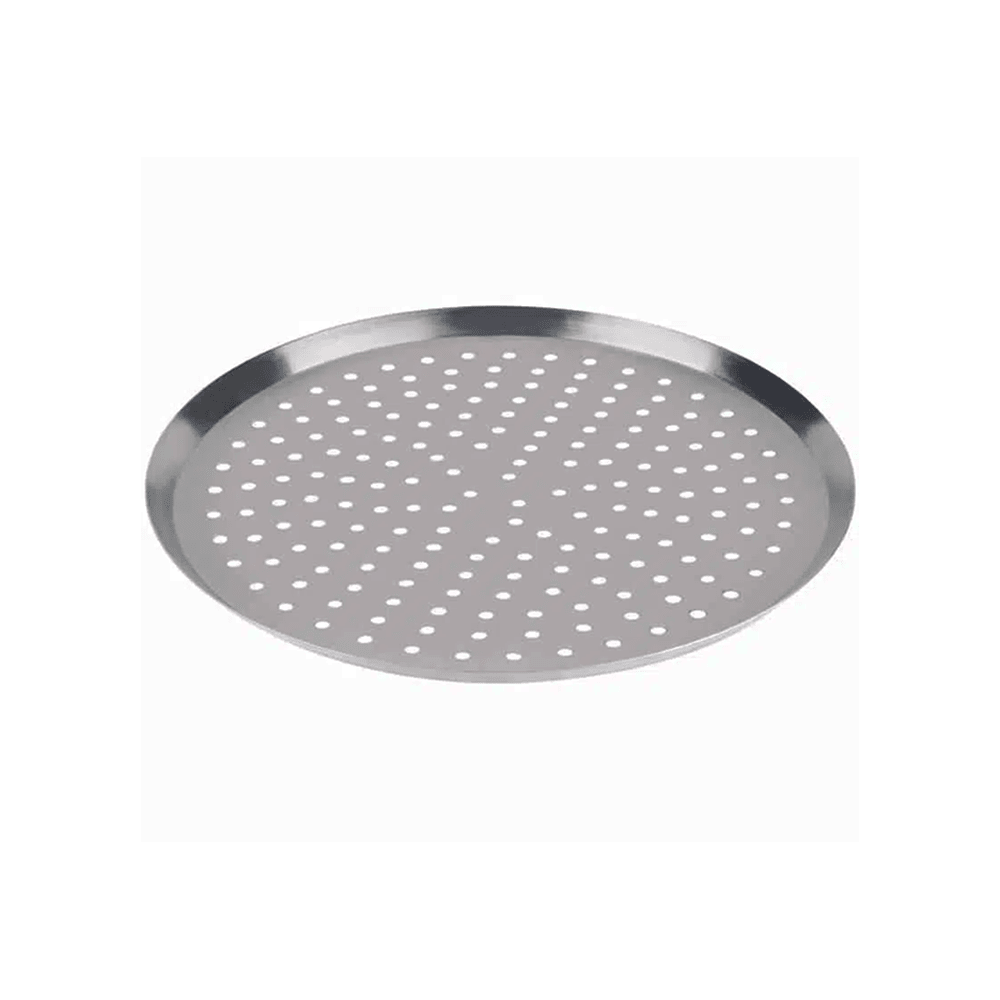 Perforated Pizza Tray Aluminium - 32cm/13" - TEM IMPORTS™