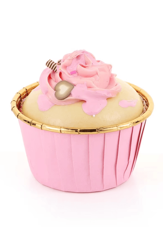 Pink And Gold Foil Baking Paper Cup - B38xH30 - TEM IMPORTS™
