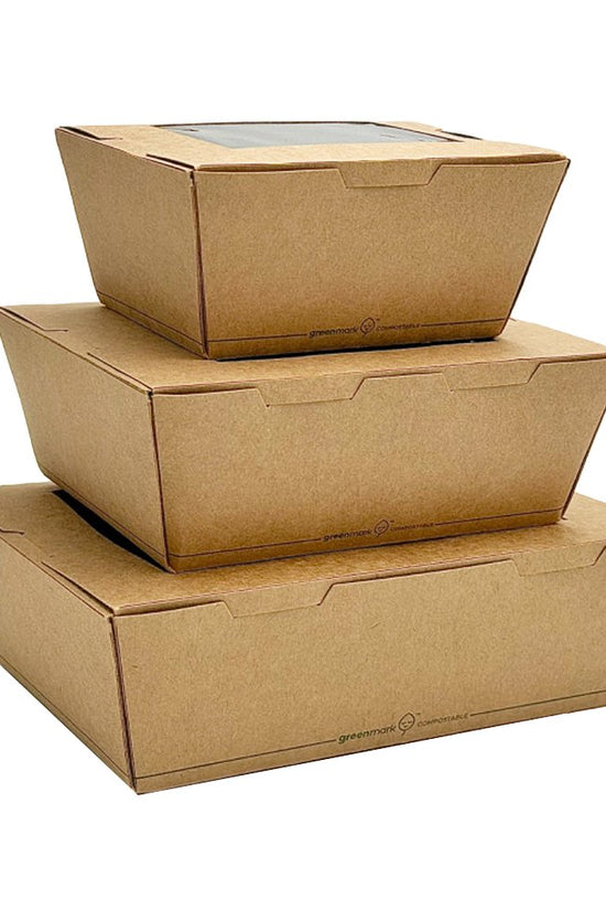PLA Coated Large Lunch Box With PLA Window - TEM IMPORTS™