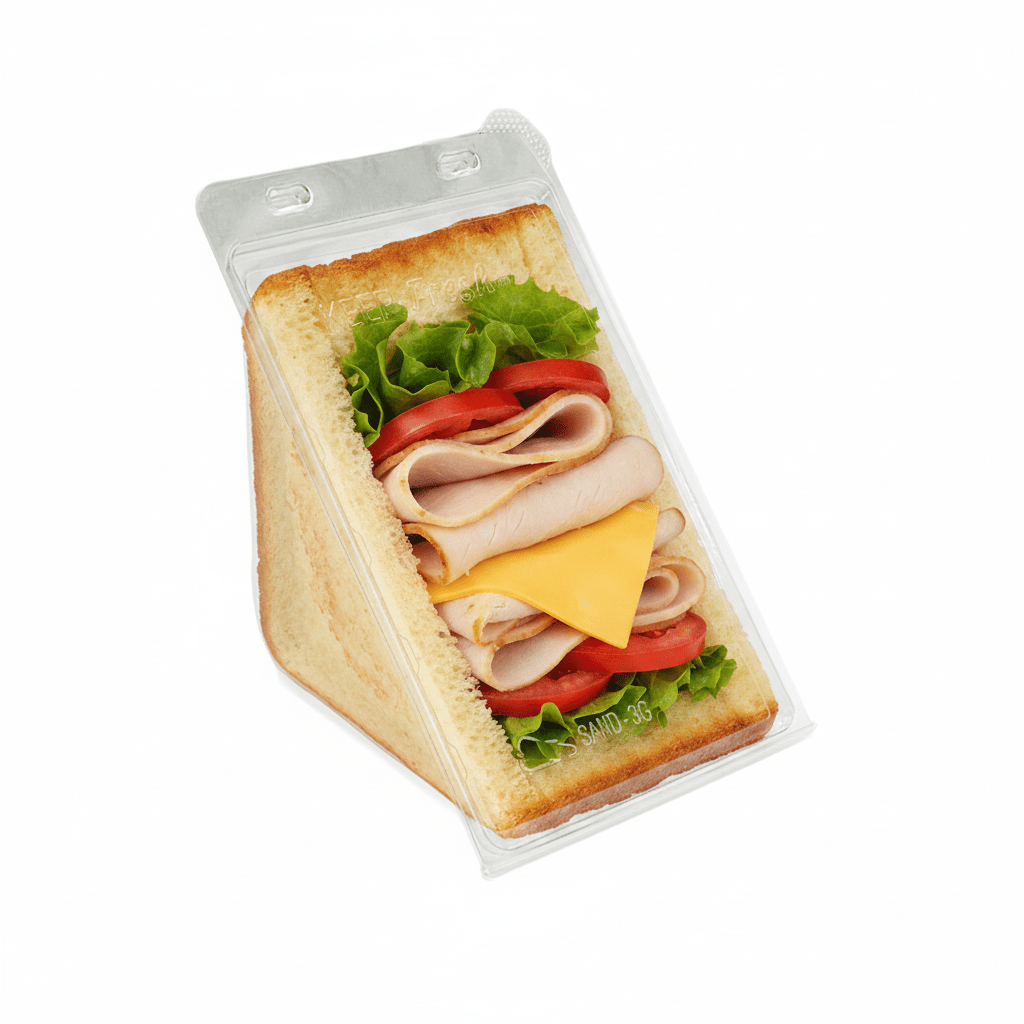 Plastic Gourmet Sandwich Wedges Extra Large - 400/CTN - TEM IMPORTS™