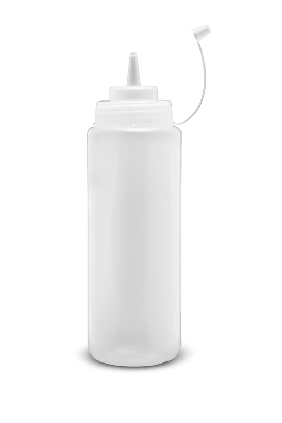 Plastic Squeeze Bottle Wide Mouth With Cap - TEM IMPORTS™