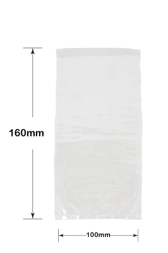 Polypropylene Bag - 160mm x 100mm - Clear - TEM IMPORTS™