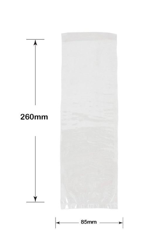 Polypropylene Cutlery Bag - 260mm x 85mm - Clear - TEM IMPORTS™
