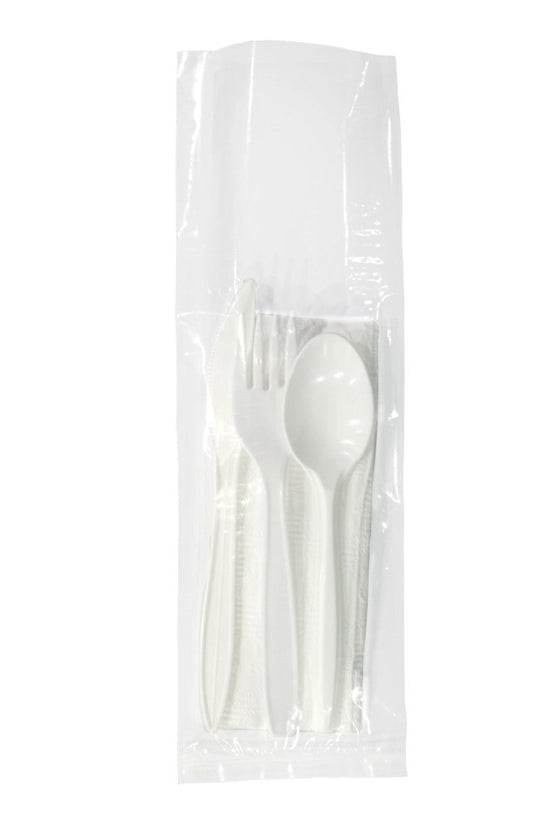 Polypropylene Cutlery Bag - 260mm x 85mm - Clear - TEM IMPORTS™