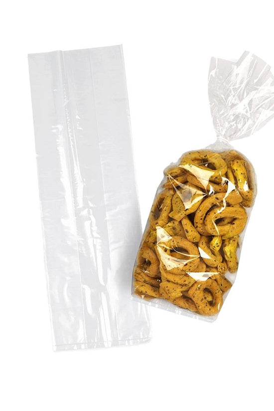 Polypropylene Gusseted Bag - 260mm x 100mm - Clear - TEM IMPORTS™