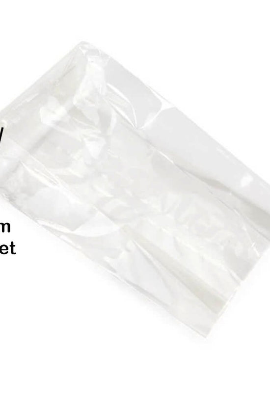 Polypropylene Gusseted Bag - 260mm x 100mm - Clear - TEM IMPORTS™