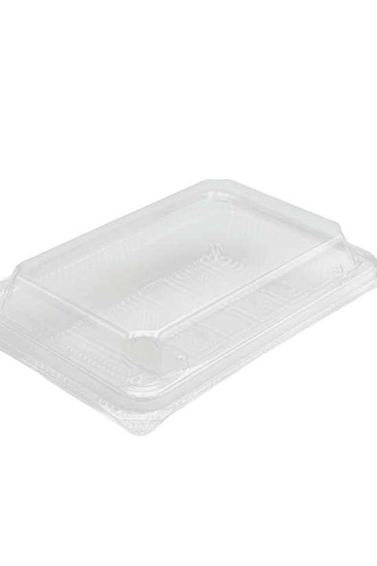 Premium Clear PET Hinged Lid 2 - Roll Sushi Container - TEM IMPORTS™