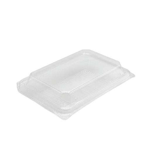 Premium Clear PET Hinged Lid 2 - Roll Sushi Container - TEM IMPORTS™