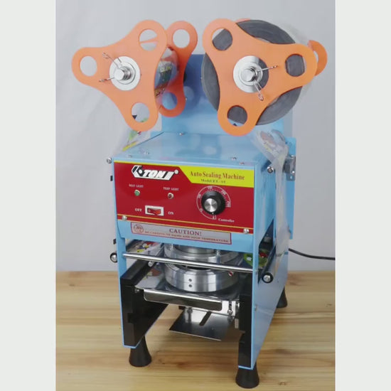 High Speed Automatic Cup Sealing Machine - Black