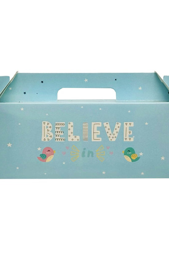 Printed Paper Cake Box Handle With Cupcake Tray - Dream Big Theme - TEM IMPORTS™