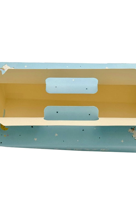 Printed Paper Cake Box Handle With Tray - Dream Big Theme - TEM IMPORTS™