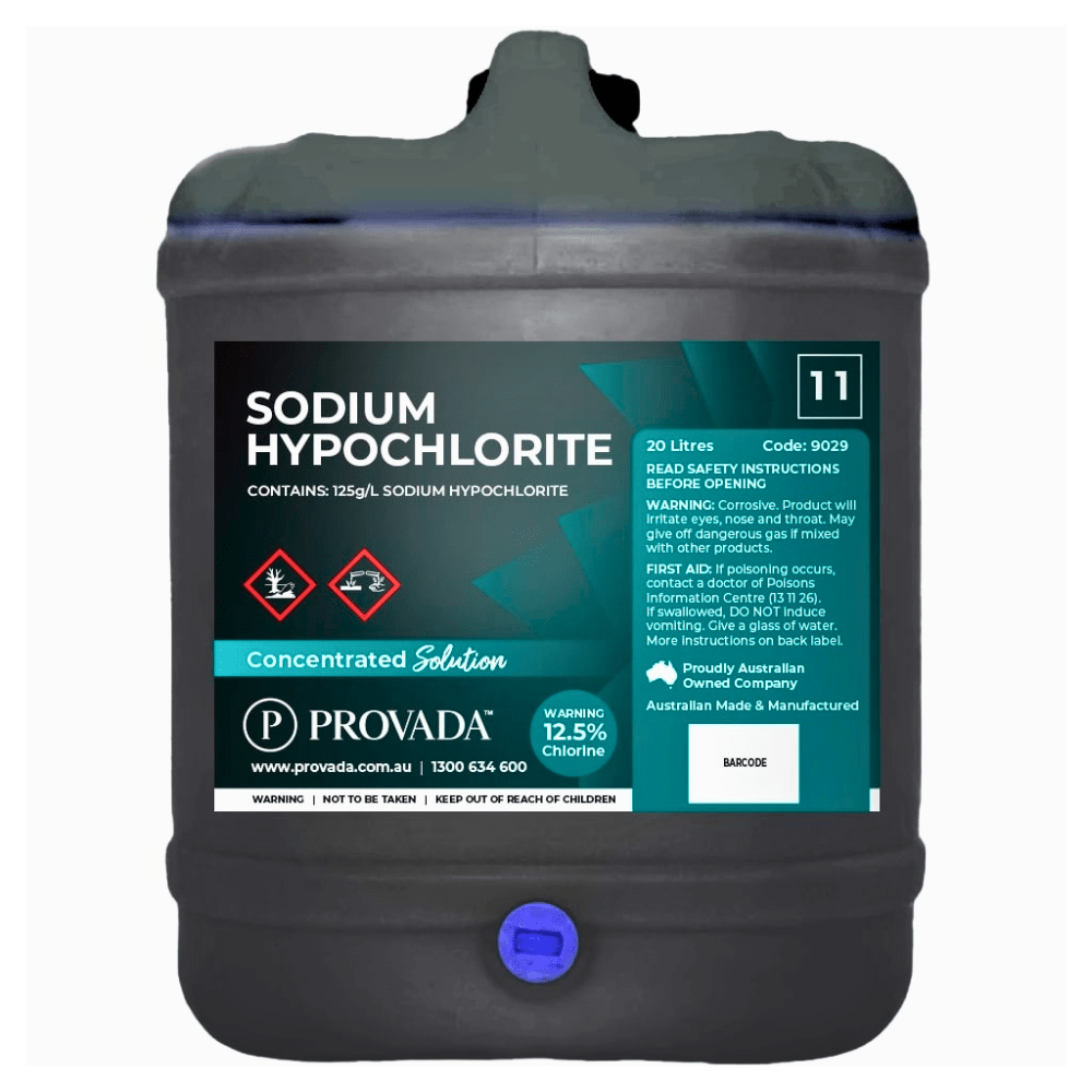 Provada 20L (Drum) Sodium Hypochlorite Strong Bleach 12.5% - TEM IMPORTS™