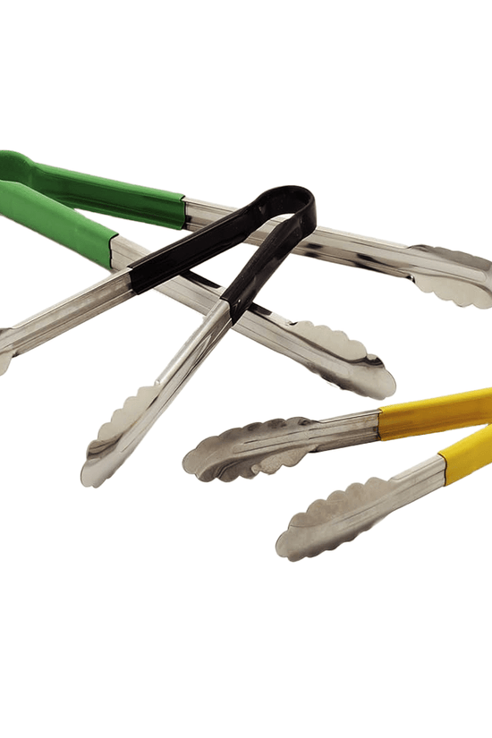 PVC Coated Handle Strainless Steel Tong - 300mm - TEM IMPORTS™