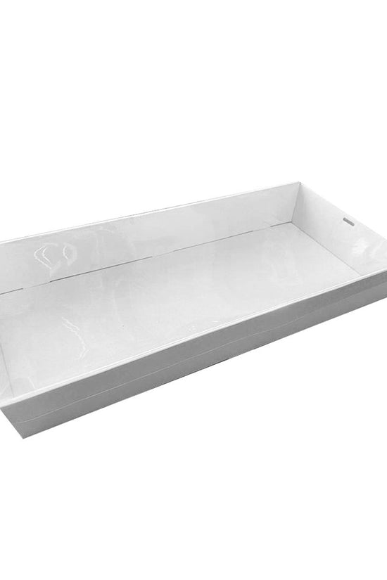 Rectangle Clear RPET Catering Tray Lid - Suit Large Tray - TEM IMPORTS™