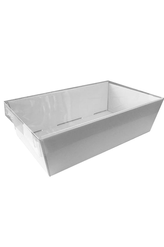 Rectangle Clear RPET Catering Tray Lid - Suit Small Tray - TEM IMPORTS™