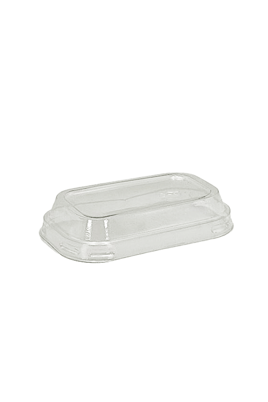 Rectangular Clear PET Lid To Suit Paper Liner Cases - TEM IMPORTS™