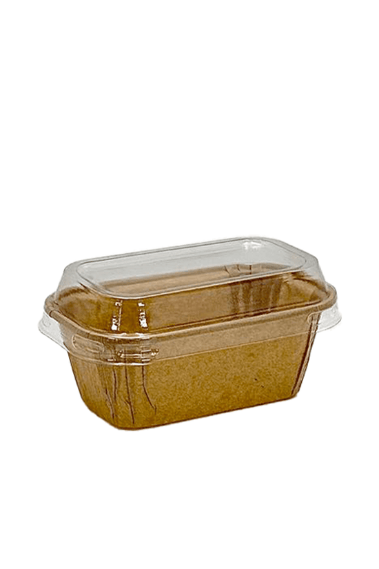 Rectangular Clear PET Lid To Suit Paper Liner Cases - TEM IMPORTS™