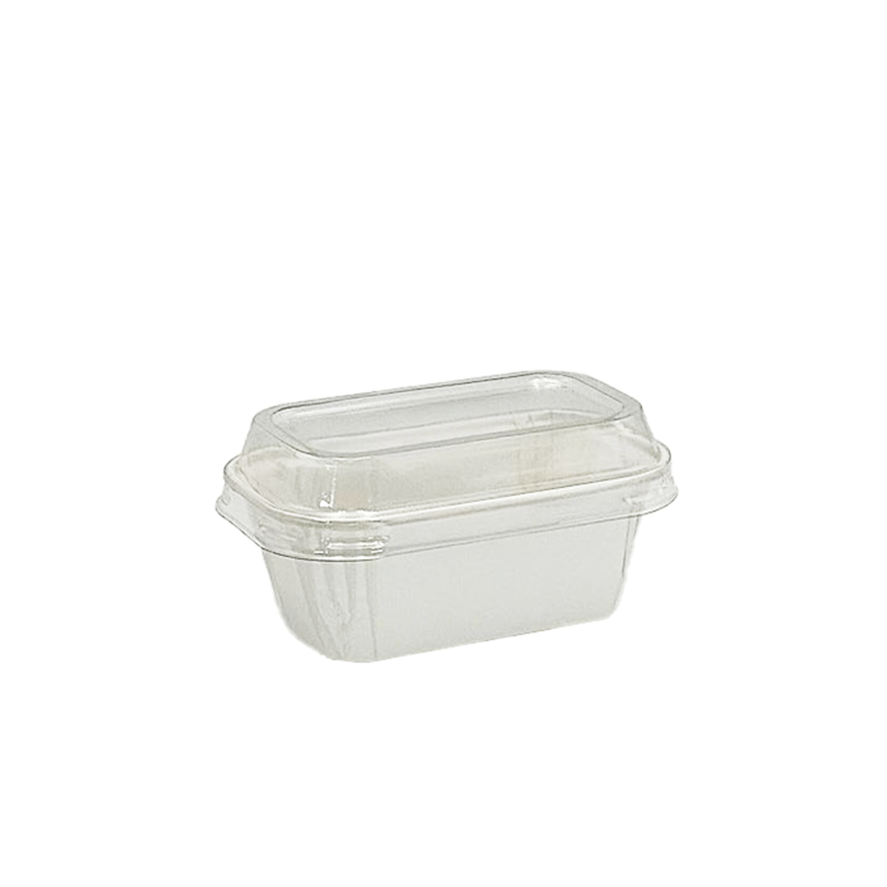 Rectangular Clear PET Lid To Suit Paper Liner Cases - TEM IMPORTS™
