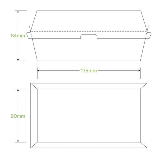 Regular Snack BioBoard Kraft Box - 200pcs/Ctn - TEM IMPORTS™