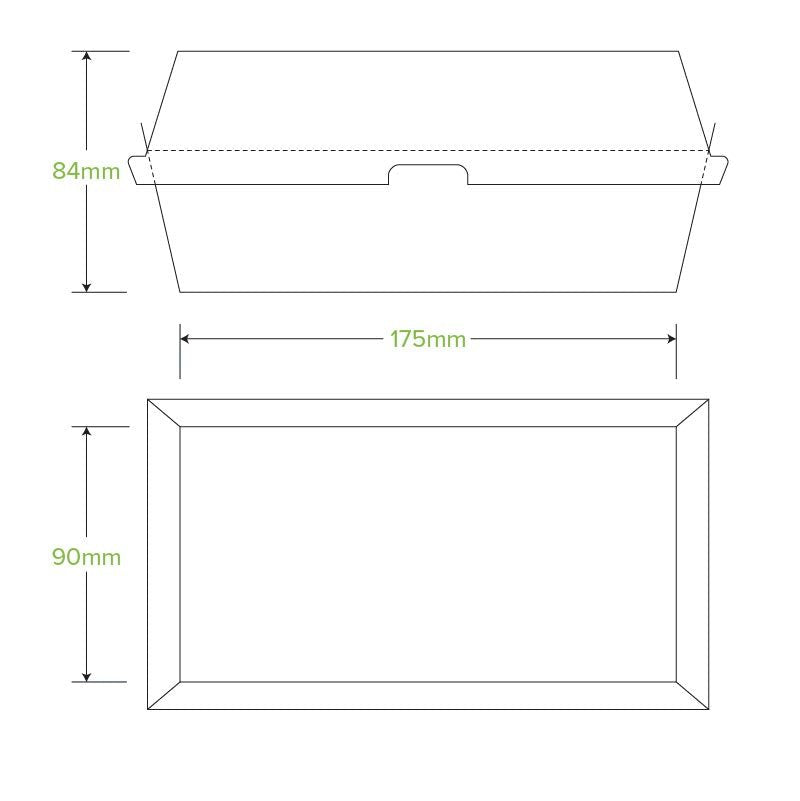 Regular Snack BioBoard Kraft Box - 200pcs/Ctn - TEM IMPORTS™