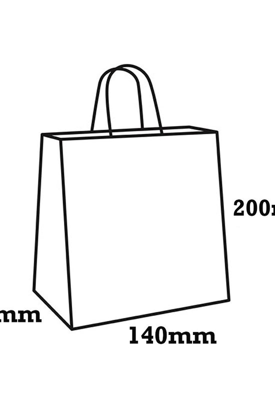 Retail Takeaway Kraft Twisted Handle Paper Bag - Mini Baby - TEM IMPORTS™