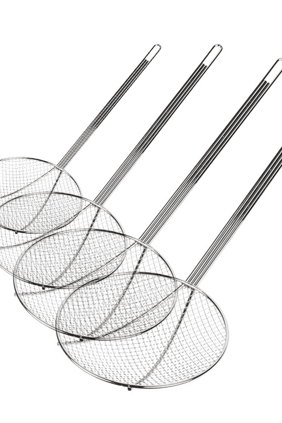 Round Chrome Skimmer Wire Mesh - TEM IMPORTS™