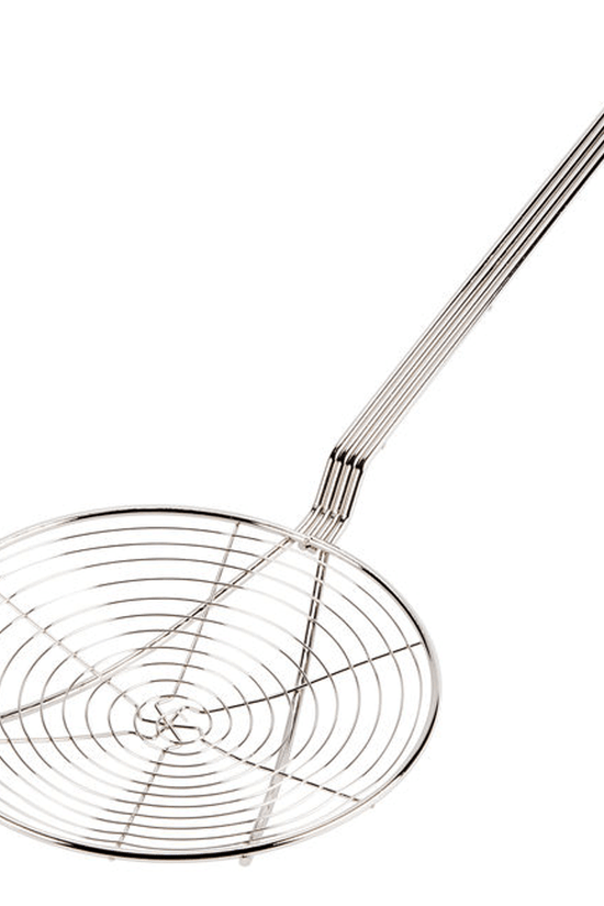 Round Chrome Spiral Wire Skimmer - TEM IMPORTS™