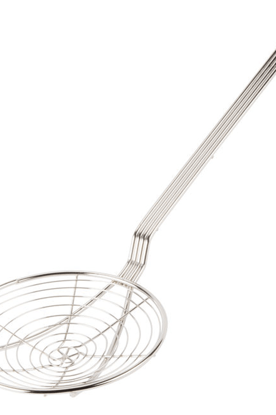 Round Chrome Spiral Wire Skimmer - TEM IMPORTS™