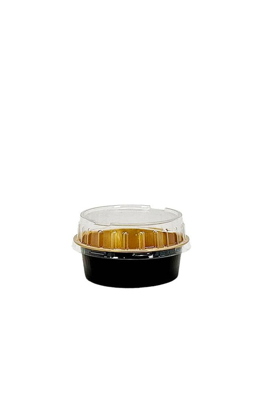 Round Clear PET High Lid To Suit 150mL Foil Cake Tin Base - TEM IMPORTS™