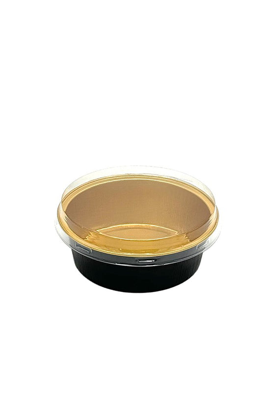 Round Clear PET Lid To Suit 150mL Foil Cake Tin Base - TEM IMPORTS™