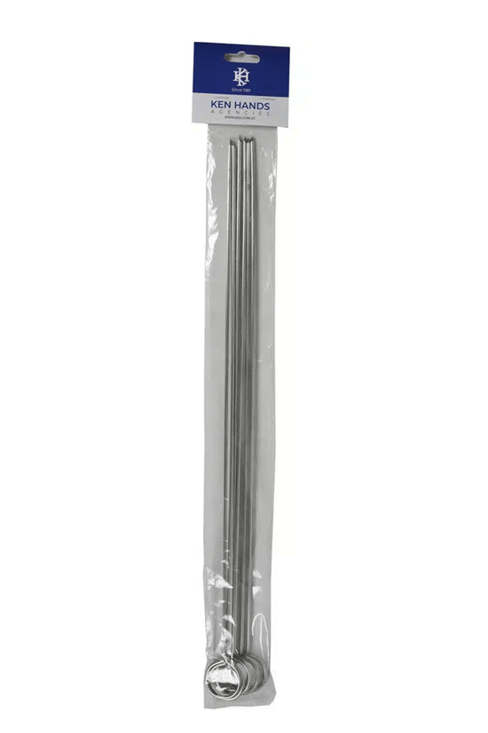 Round Skewer Stainless Steel - 6pcs/Pack - TEM IMPORTS™