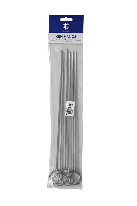 Round Skewer Stainless Steel - 6pcs/Pack - TEM IMPORTS™