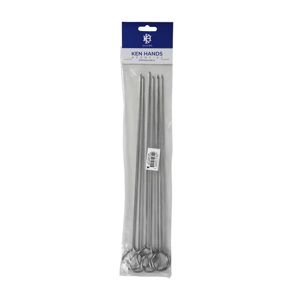 Round Skewer Stainless Steel - 6pcs/Pack - TEM IMPORTS™