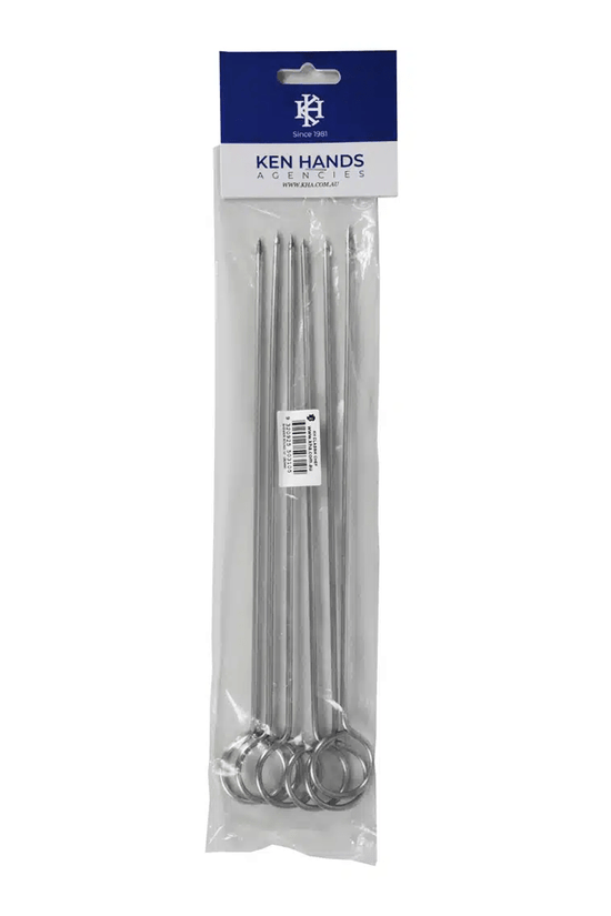 Round Skewer Stainless Steel - 6pcs/Pack - TEM IMPORTS™